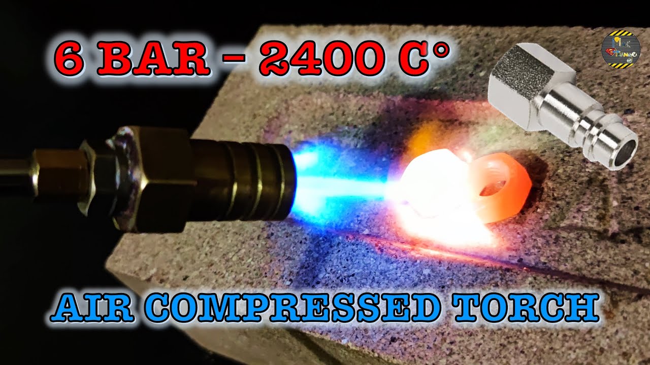 Come convertire un cannello a ossigeno ad aria compressa con grande efficienza sopra i 2400 C°