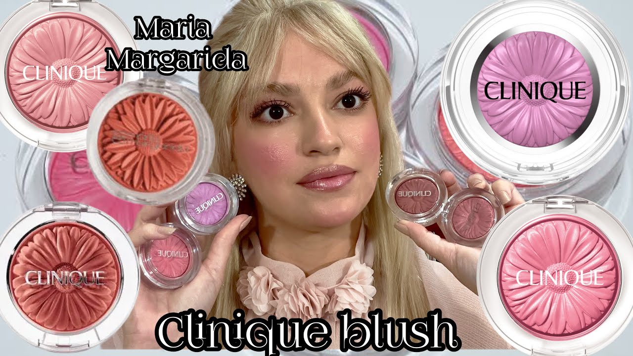Novos blushes Clinique/ Black Honey/ Ginger pop/ Pink Pop/ Heather Pop/Pansy Pop