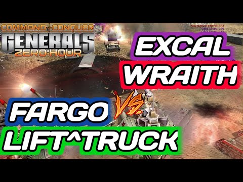 Видео: ExCaL & Wraith vs Fargo & Lift^TrucK - СУПЕР ЧЕЛЛЕНДЖ 2v2 ДО 6 ПОБЕД В GENERALS ZERO HOUR