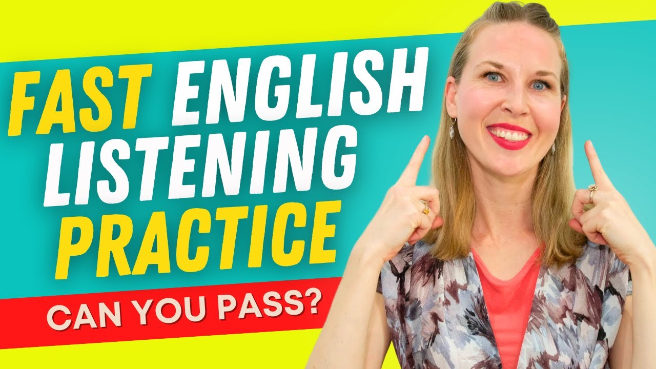 Speak Fast And Understand Natives in ONLY 30 MINUTES! | Practice English Listening