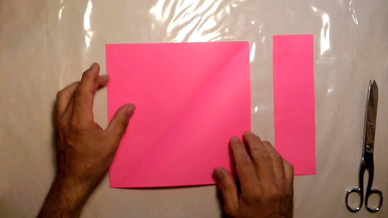 Tecnología Robótica 001 Cómo hacer una hoja cuadrada de papel para origami YouTube