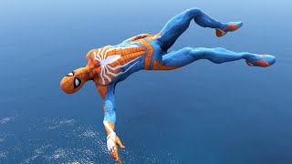 GTA 5 Epic Ragdolls | SpiderMan  Funny Moments ( Euphoria physics/Jumps/Fail )