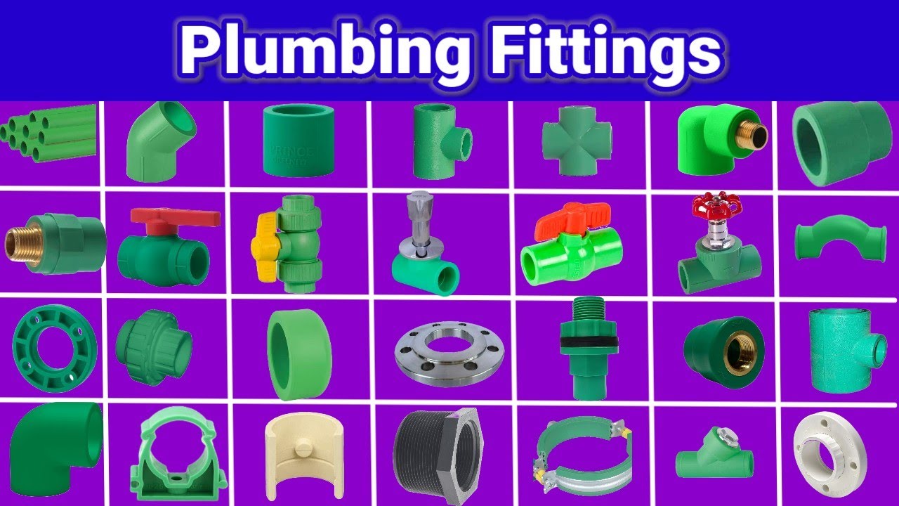 Plumbing Materials Name and Pictures || Plumbing Fittings Name || Plumbing Work Part -2