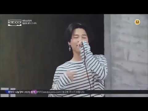 노래를 너무 잘 부르는 방탄소년단의 지민이