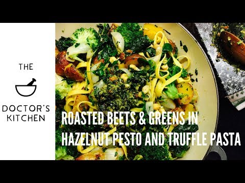 Roasted Beets with Italian Greens and Truffle Pasta!