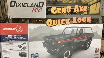 Redcat Gen8 AXE Quick First Look