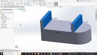 SolidWorks Tutorial for Beginners | extrude boss and extrude cut