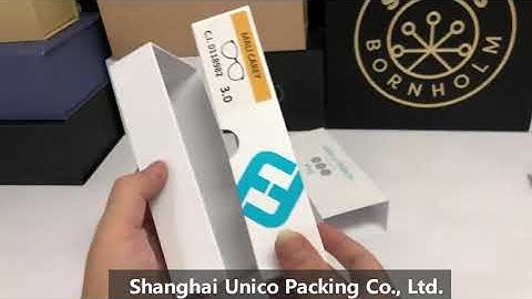 Two Piece Rigid Packaging Boxes with Glossy Spot UV Varnish Logo, Custom Lift-off Lid Rigid Boxes
