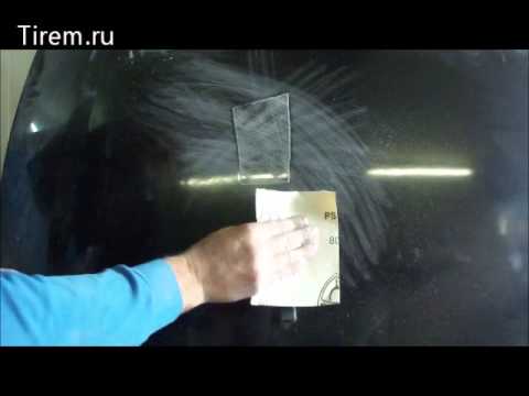 Отклеивается бронепленка на машине