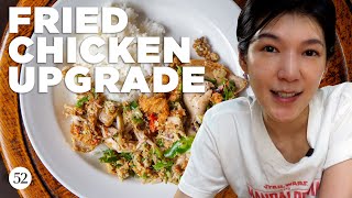 Upgrade Your Leftovers! Smashed Fried Chicken with Sambal | Escapism Cooking with Mandy Lee