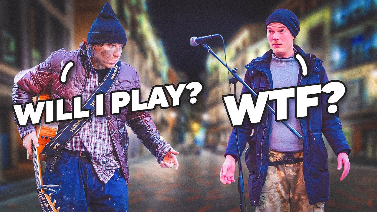 A GUITARIST PRETENDED to be HOMELESS and pranked STREET MUSICIANS part1