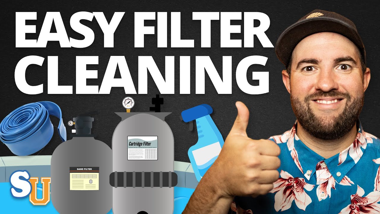 How To Clean Your POOL FILTER (Cartridge, Sand, D.E.)