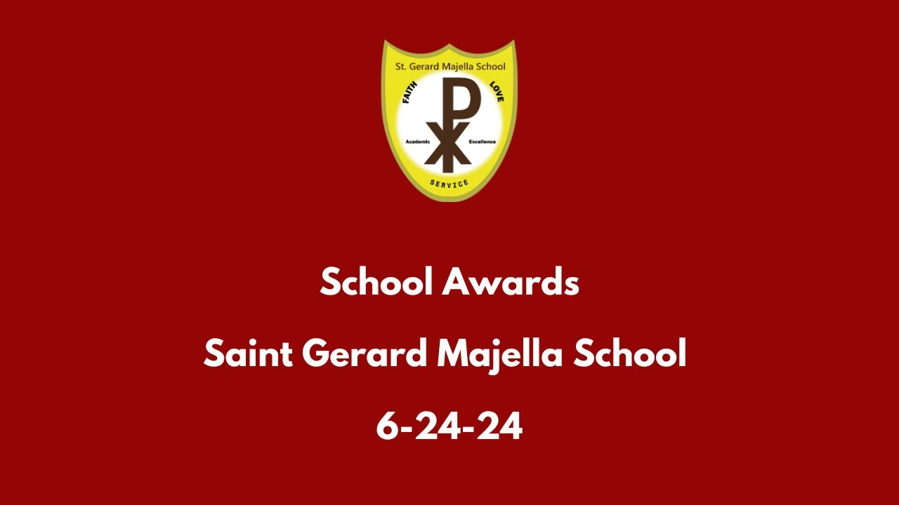 2024 School Awards Saint Gerard Majella School Paterson, NJ YouTube