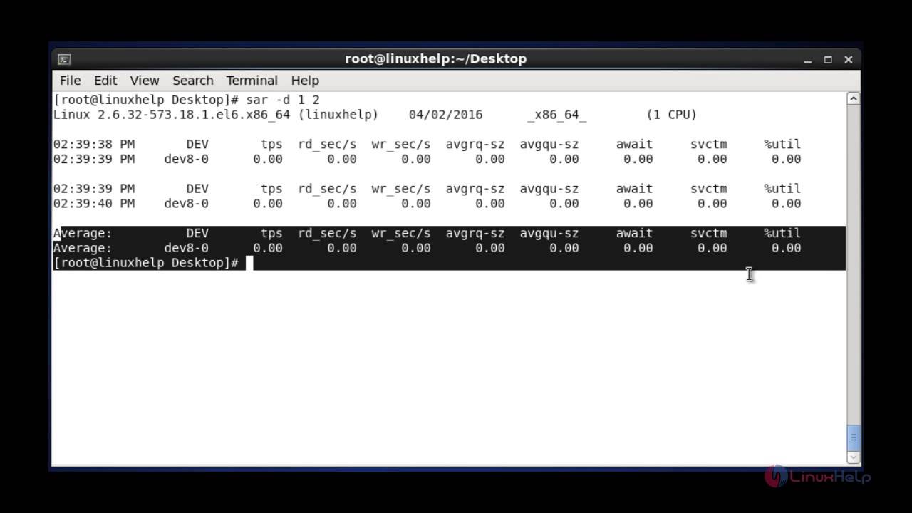 How To Monitor Linux System Performance Using Sar Tool