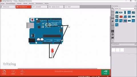 ARDUİNO UYGULAMA  -1-   #Arduino #Fritzing #Led
