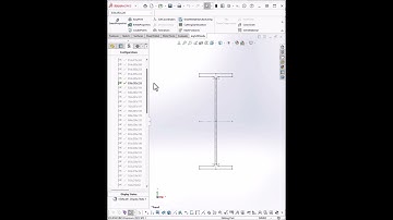 SOLIDWORKS: Configured Weldment Profiles explained in 1 minute! #shorts