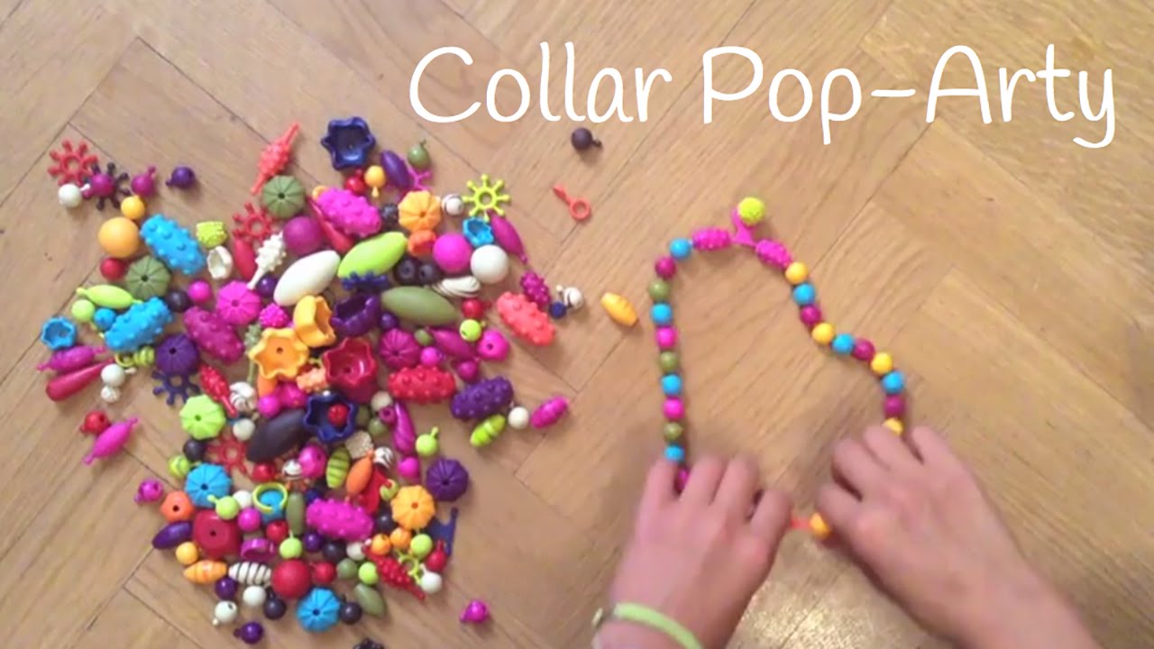 hacer un collar casero arty para niños -