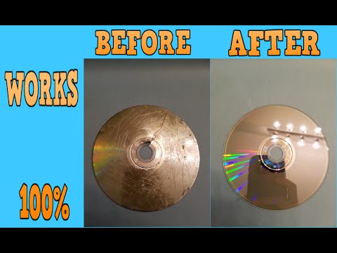 Como corrigir Qualquer riscado ou rachado Disc * OBRAS 100% *