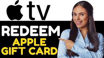 HOW TO REDEEM APPLE GIFT CARD ON APPLE TV 2024! (1 MIN)