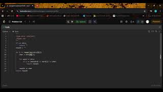 Longest Common Prefix   | LeetCode   Python | Easy to understand