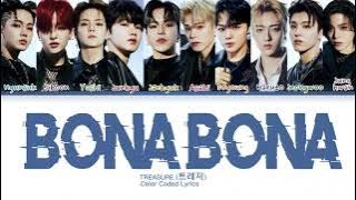 TREASURE (트레저) - BONA BONA (Color Coded Lyrics)