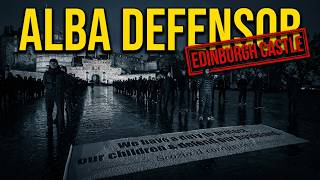 ALBA DEFENSOR: Edinburgh Castle Silent Protest, The Warning!
