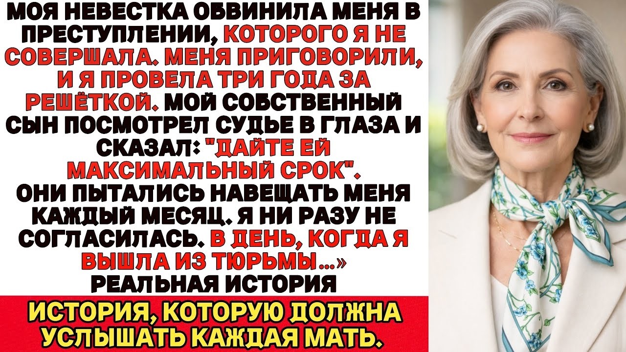 Я ПЛАКАЛА, ЧИТАЯ! Невестка устроила заговор, сын отвернулся в суде… В день, когда я вышла из тюрьмы…