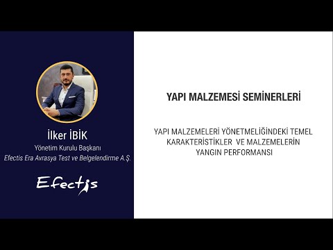 Video: Yapı malzemelerinin yangına dayanıklılık sınırı