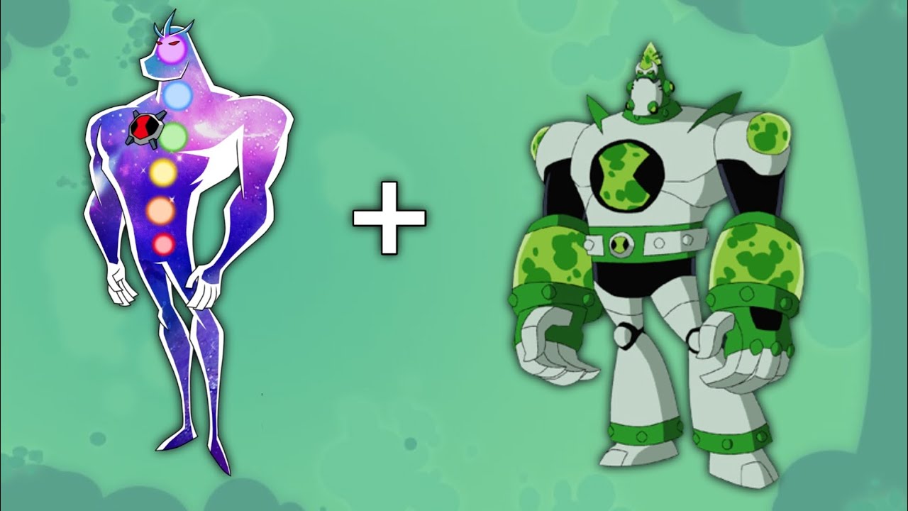 Atomix fusion with ultimate Alien X | Ben 10 digital art - YouTube