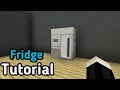 [MCPE] How To Make A Working Fridge (Modern)