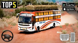 Top 5 Best Bus simulator Games For [Android\Iso] {Offline & online} 2023 best bus simulator games screenshot 1
