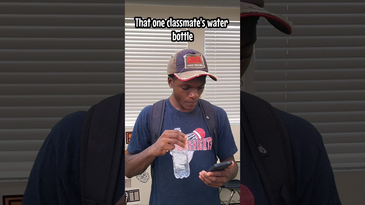 When you gulp out of your classmates water😭