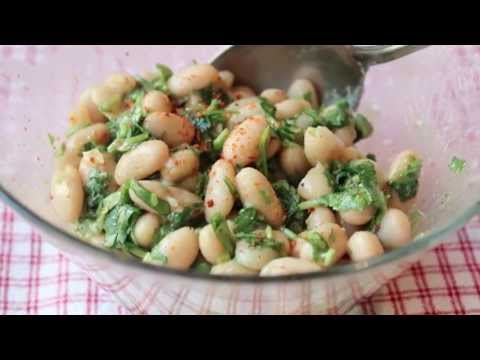 Cold White Bean Herb Salad Recipe - Fast & Easy Summer Bean Salad