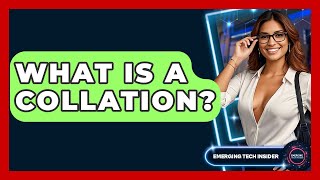 Famous What Is A Collation? - Emerging Tech Insider Profile