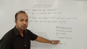 getch() in C language || getch() function programming || use of getch() function