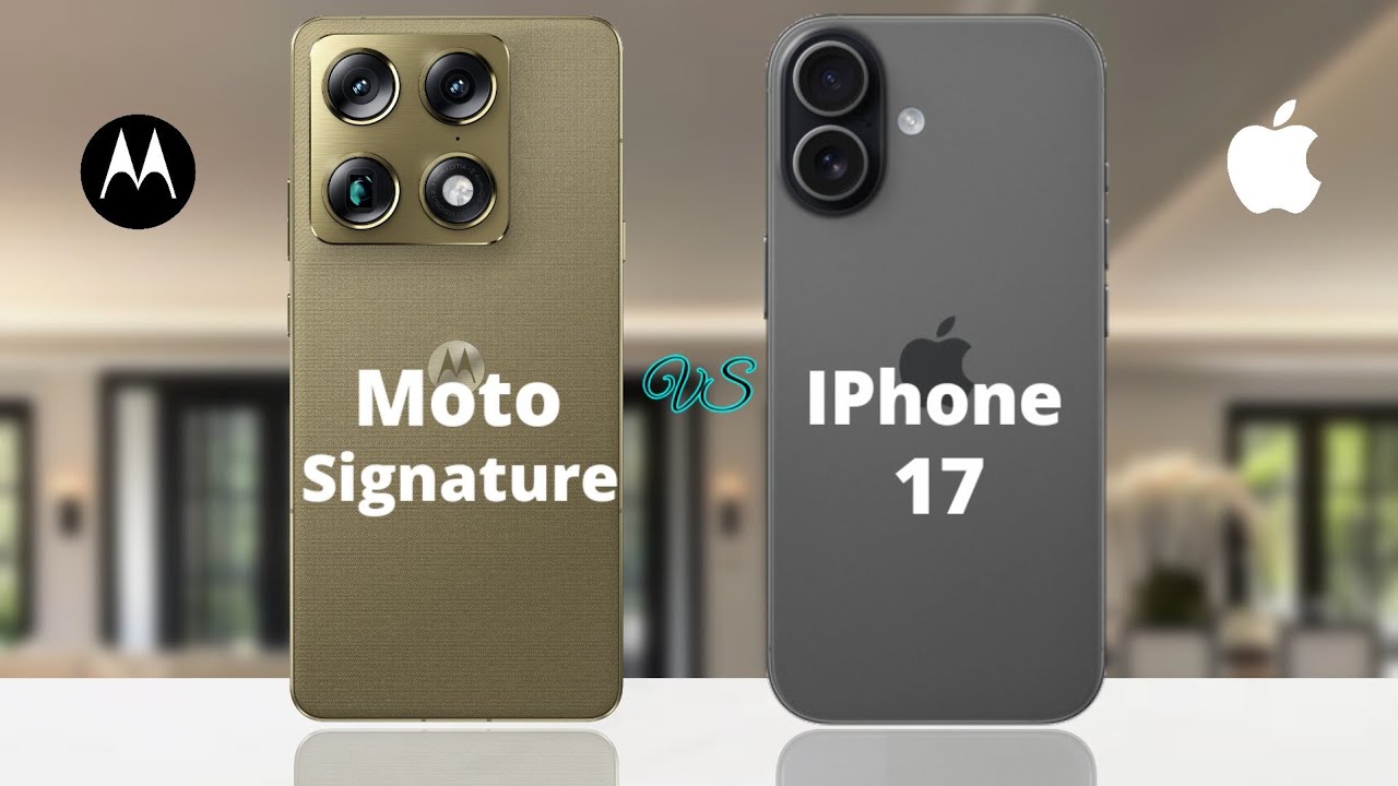 Moto Signature vs IPhone 17