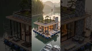 Floating Zen Island Restoration 🌿#shorts