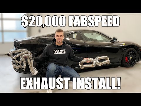 $20,000 FABSPEED EXHAUST INSTALL ON FERRARI F430!