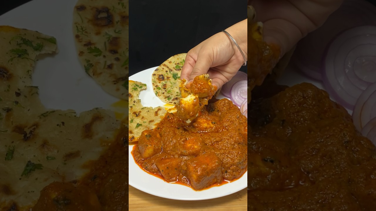 ⁣Paneer Butter Masala ASMR Cooking #shorts #food #youtubeshorts #viral #cooking #paneerbuttermasala