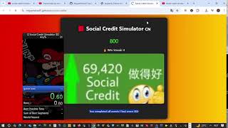 Social Credit Simulator Speedrun Live