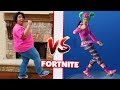 MOM VS DAD FORTNITE DANCE CHALLENGE PART 2! All NEW Dances SEASON 4!