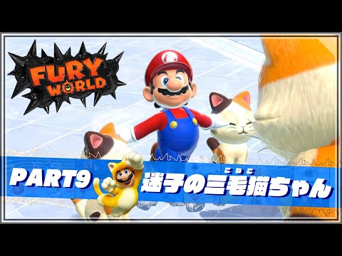 猫　スーパーマリオ3Dコレクション フューリーワールド】迷子の三毛猫ちゃん - #09【スーパーマリオ3D