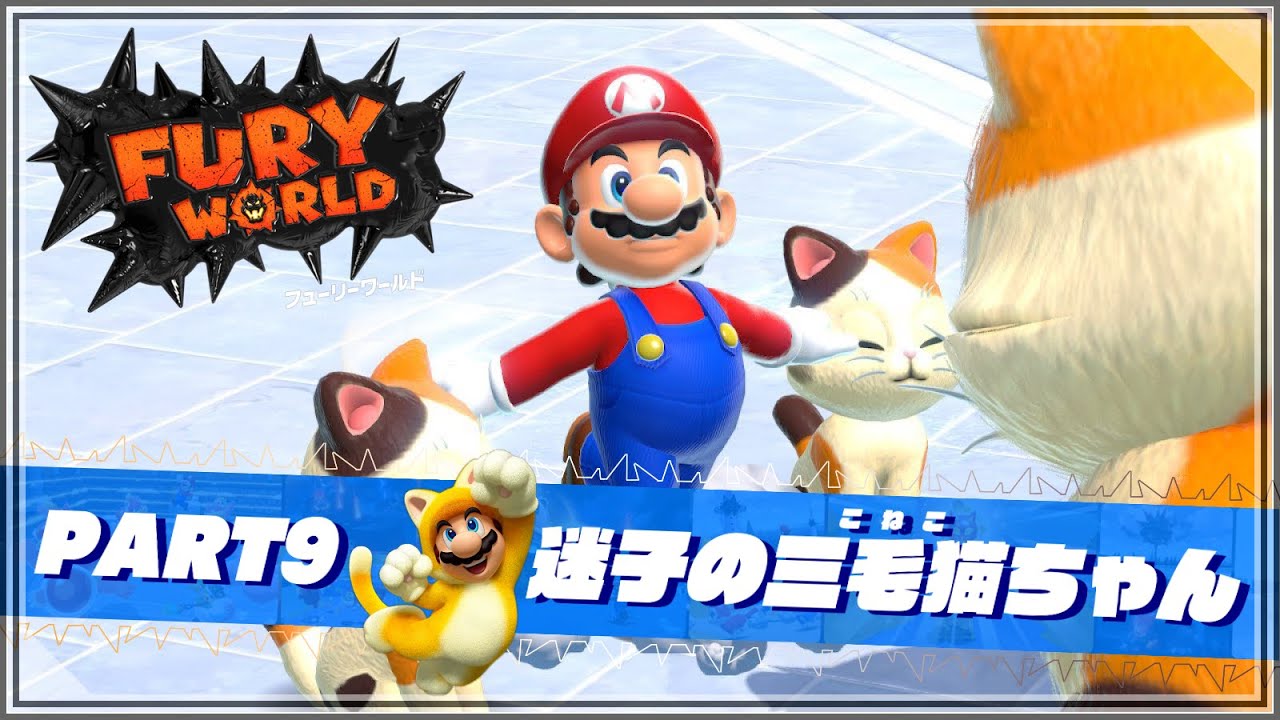 フューリーワールド】迷子の三毛猫ちゃん - #09【スーパーマリオ3D