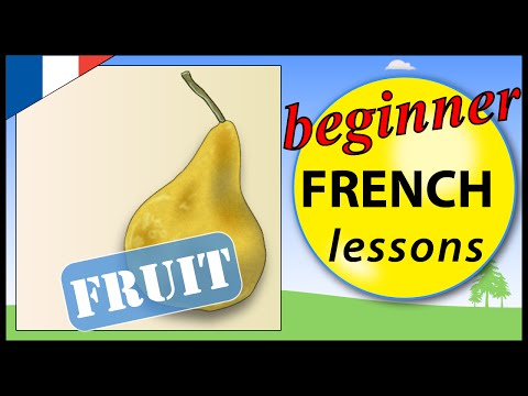 Fruit in French | Beginner French Lessons for Children