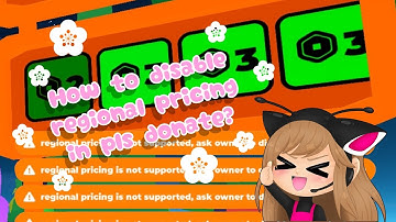 How to disable regional pricing in pls donate buttons? - Tutorial 👀