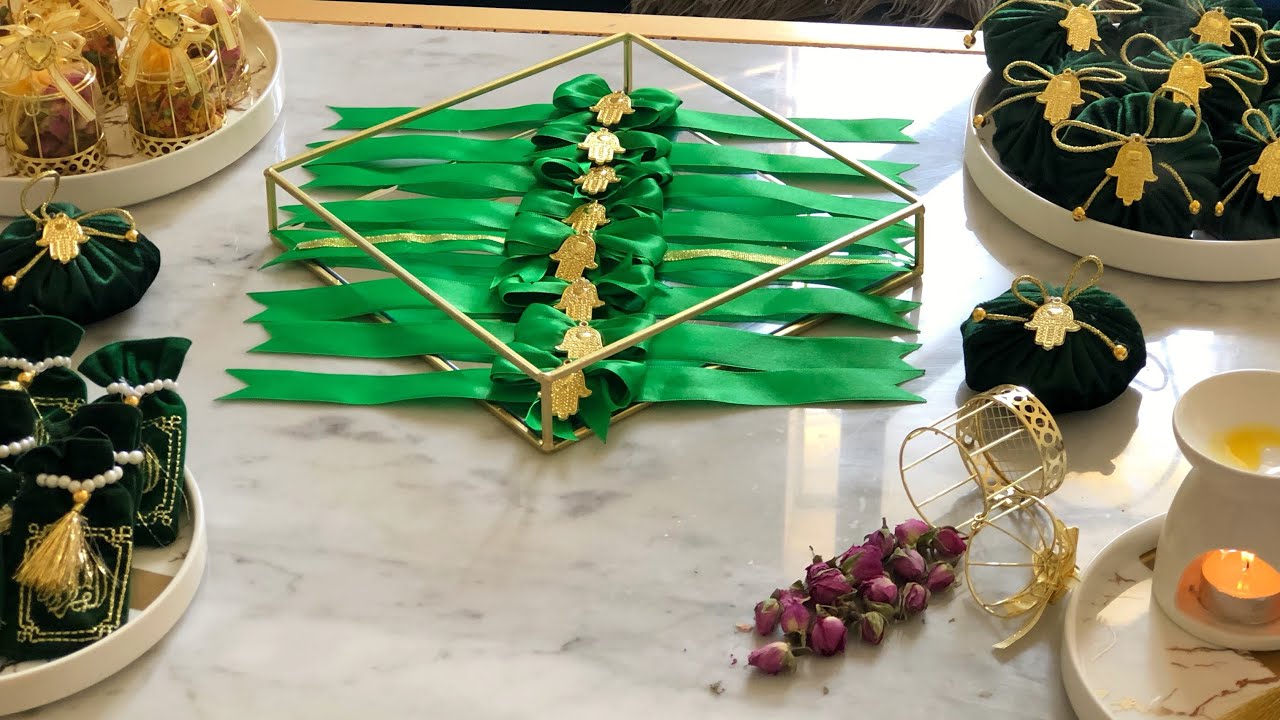أفكار رائعة وبسيطة لتزيين طاولة الحناء🤩 توزيعات العروس 👰🏻‍♀️ مشروع مربح 👌💸