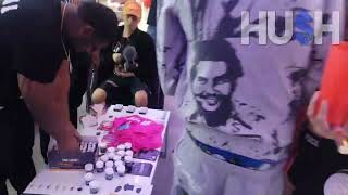 Blueface links with HUSH Supply at Cannasuers club in NOHO