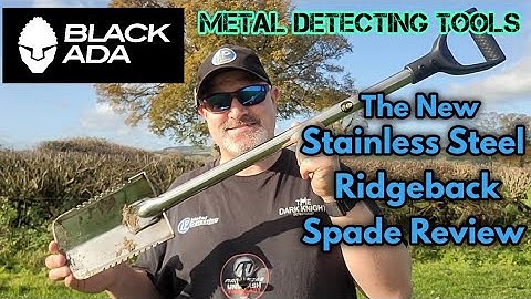 BRAND NEW BLACK ADA Stainless Steel Ridgeback Spade For Metal Detecting 