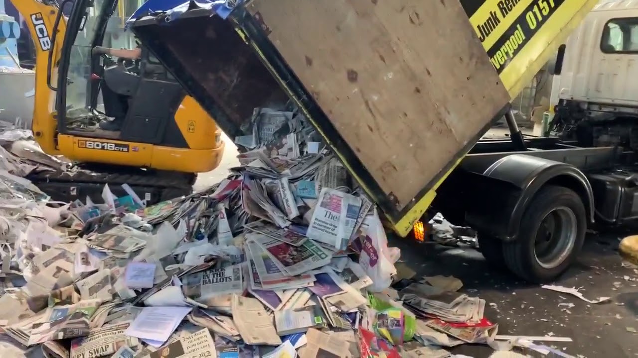 Papers and Cardboard Recycling Glasgow YouTube
