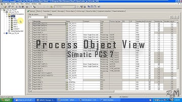 Siemens Simatic PCS 7 Process Object View Tutorial | Process Control System | PCS 7 Training